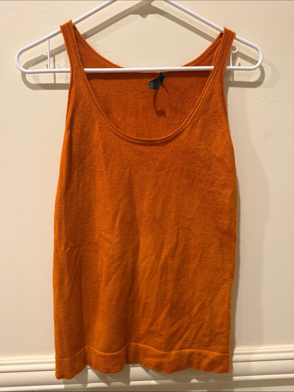 Donna Karan New York cashmere top orange size S